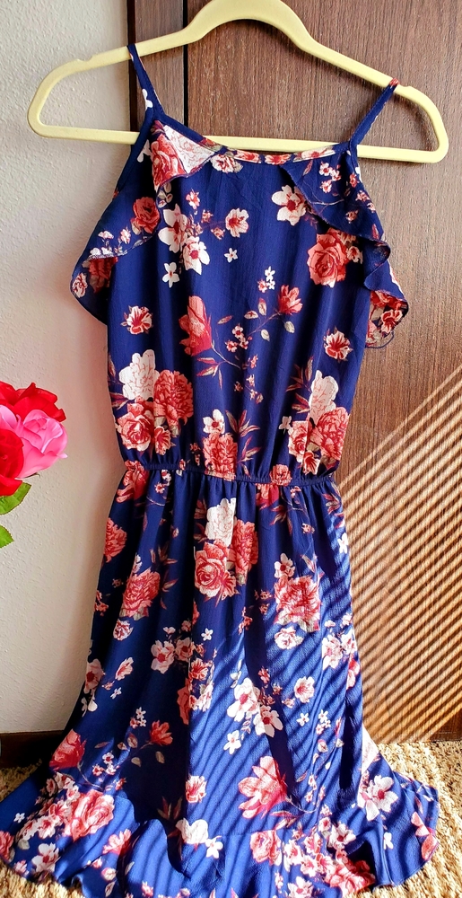 Beautiful floral mini dress